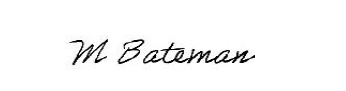 Signature: Michelle Bateman